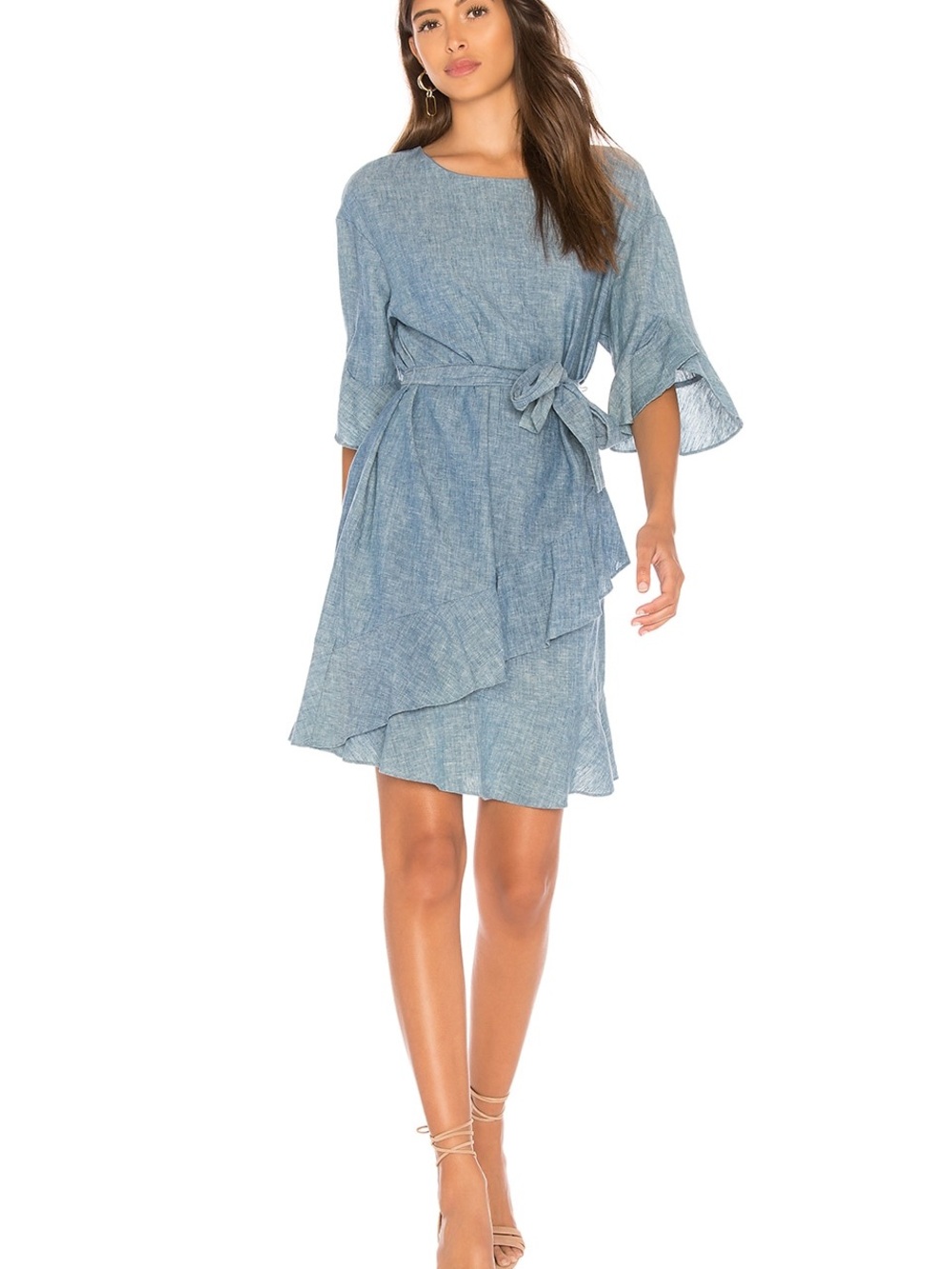 The jet set diaries chambray the Sloan Tie-Waist Women’s Dress